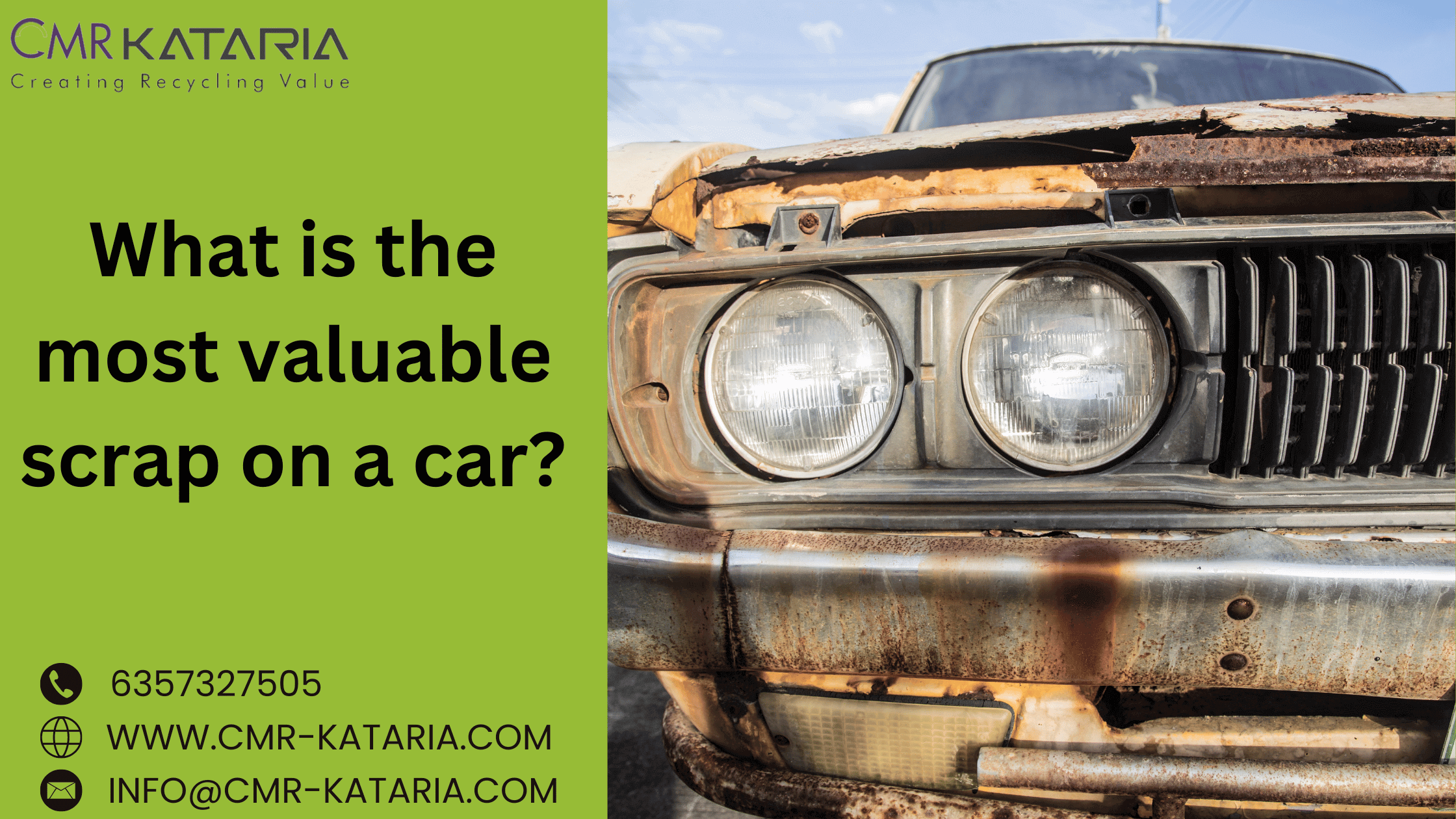 What is the most valuable scrap on a car?