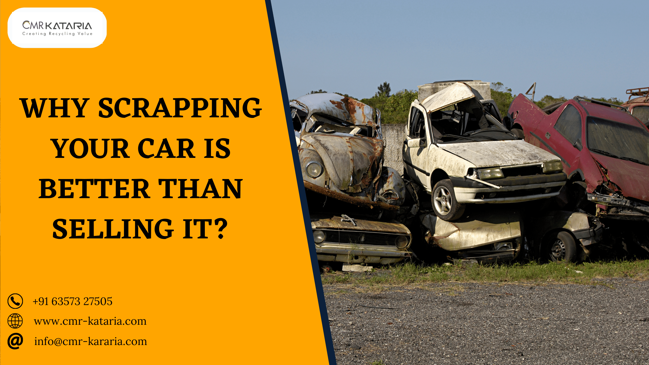 Why Scrapping Your Car is Better Than Selling It?